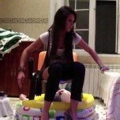 sara castro productions a toilet slave is used hardcore