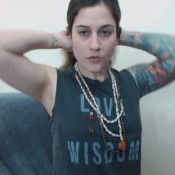 smoking goddess green eyed