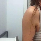 dirty hippie girl takes a shit and spreads to cam - dirty butthole