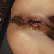 azzurra scat - playing with rubber snakes