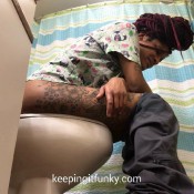 smoking redd`s blowing up clients toilets!! hd funkyladies