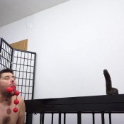 mira cuckold extreme anal beads masturbation