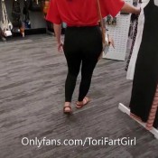 girl fart in public! 2 torifartgirl