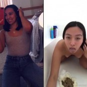 exposed teens pooping amateur gorgeous teen smearing scat girl with selfies #1 -