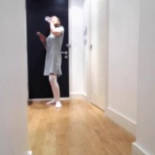 elouise please - school girl desperation floor pee