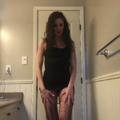 slutty ripped tights huge load tina amazon glamazon