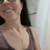 nerdy faery - girl pees at the pool