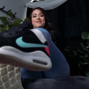 talia tate - sneakers and socks, licking and sniffing