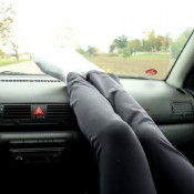 czech soles - her big smelly feet in car are a turn on