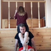 evelina domina - spandex shorts headscissors