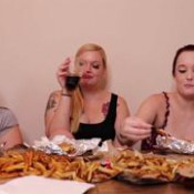 3 girls burger mukbang and burping hd ari cleo