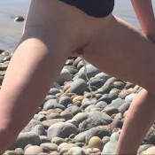 peeing on the beach hd sexy spunky girl