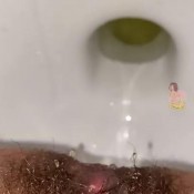 sarcastics3x super hairy pussy and an up close asshole stretch
