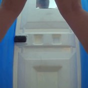 bikini girls shitting in porta-potty hidden cam