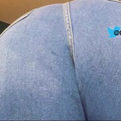 letting it all out in my jeans ebonybooty491