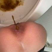 daddysaysgo bathroom poop mess krystal haze