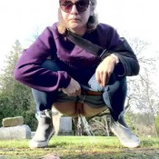 Sammieonthepenis Shit In A Cemetery Sammie On The Scene