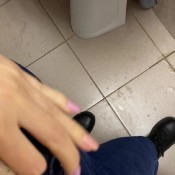 Mistresschristina I Poop In The Toilet At Work