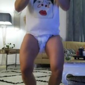 Asiandiapercutie Its Important For Baby To Stay Healthy So I Had An Intense Workout In My Full Diapee