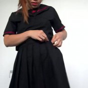 Asiandiapercutie Cute School Girl Shows You The Inside Of Her Messy Diaper
