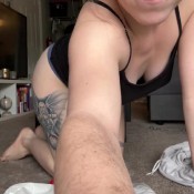 Scatbunnii Morning Creamy Poo Infront Of Neighbors