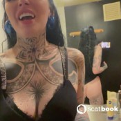 Blazed_brat Pissing Over Toilet Blazed Brat