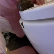 Leoandemily Lick My Shit - Taking A Huge Shit And Tasting It With My Tongue Emilyandleoo