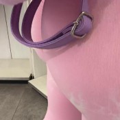 Mrs_peachesxx After Protein Milkshake Fitgirl Fart In Mall In Gym Leggings