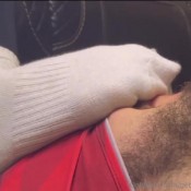 Goddess Ceres - Sweaty Sock Slave Is My Foot Stoolmy Loser Slave Has To Sniff And Suck All The