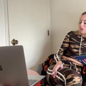 Amy_farts College Girl Cant Stop Farting While Doing Homework