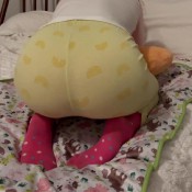 Dadaslittlebaby Pooping My Leggings