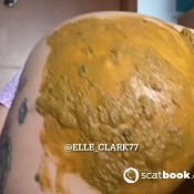 Elle_clark26 Shitting Laying Down And Smearing In My Big Ass Shitting Laying Down Elle Clark