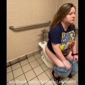 Goddessleanne69 Fast Food Restaurants With A Guest I Thought I Was By Myself But I Heard Flushing Like She Must Have Clogged The Bowl