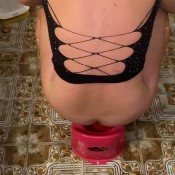 Kinkydana Shitting In A Potty With Glass Highheels
