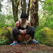 Lanalocks Peeing In The Woods Lana Locks